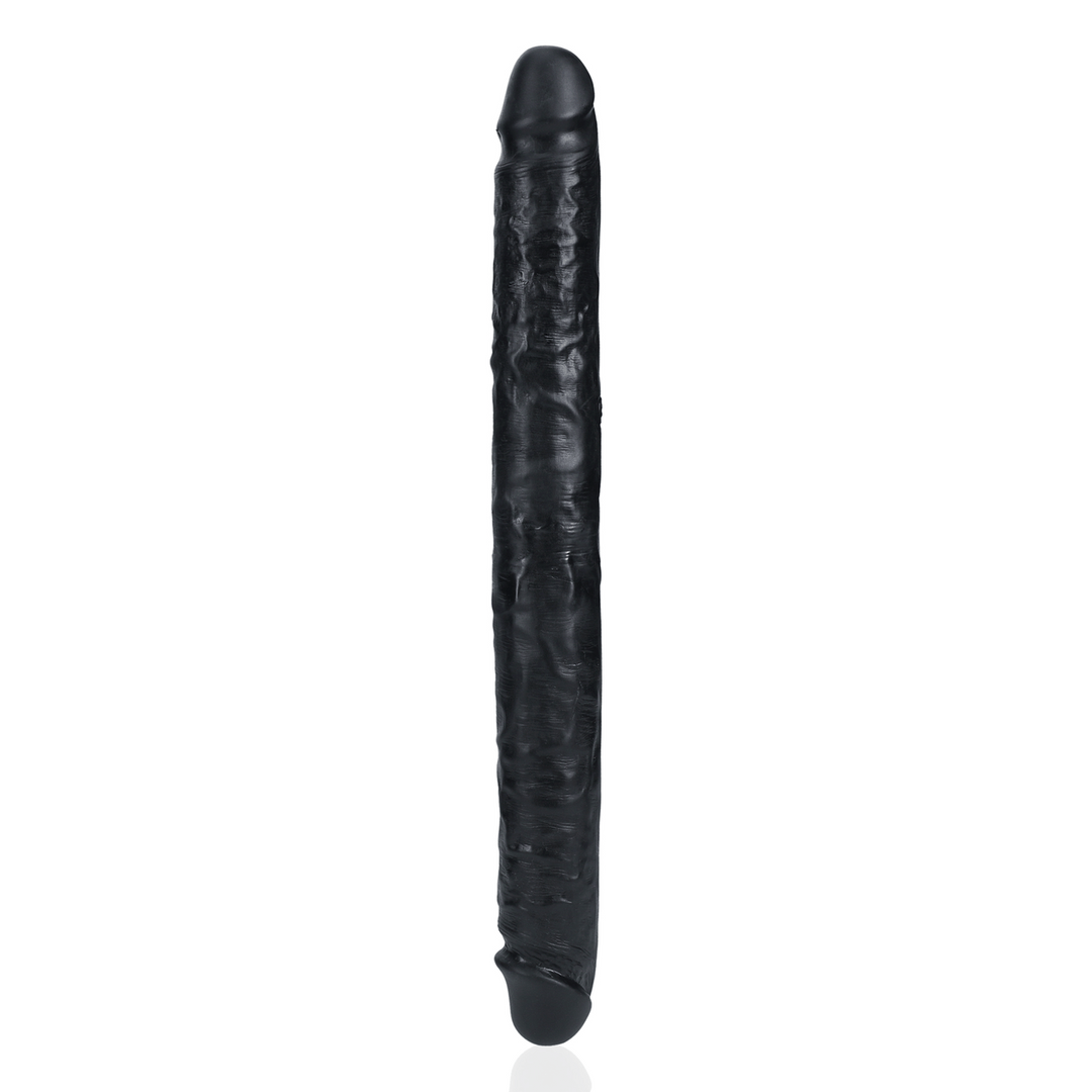 Dildo Slim doppelendig Schwarz 35,6 x Ø 3,8 cm – Ansicht 5