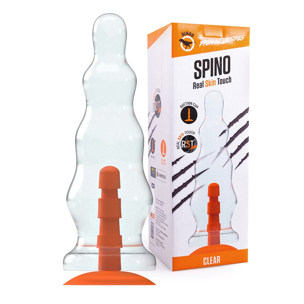 Dildo Stück Für Stück Transparent 32,5 x 7,6 cm