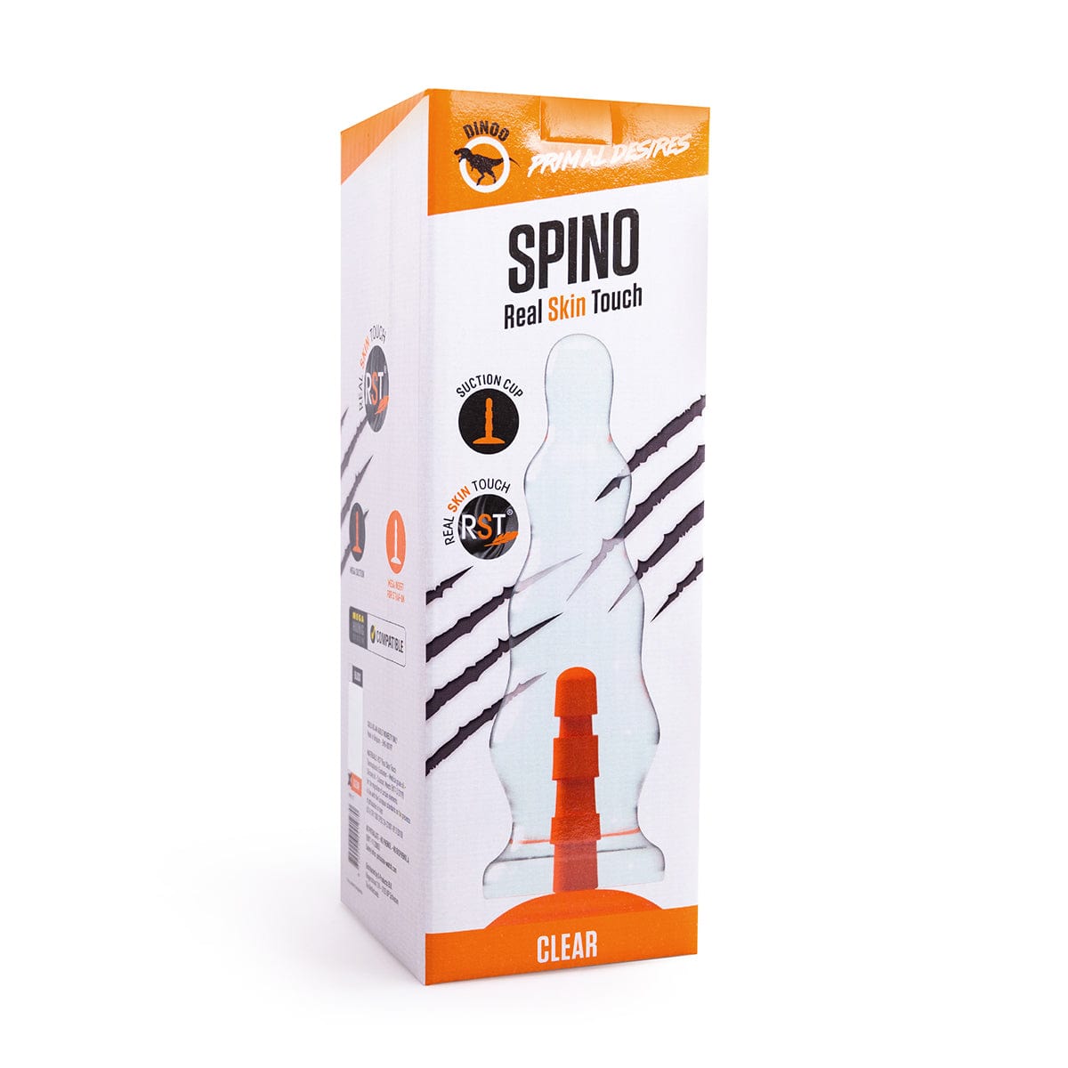 Dildo Stück Für Stück Transparent 32,5 x 7,6 cm