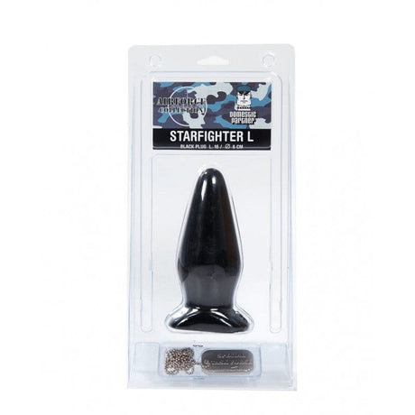 Domestic Partner Starfighter Analplug L schwarz 16 x 6 cm