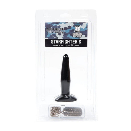 Domestic Partner Starfighter Analplug S schwarz 12,5 x 2,5 cm