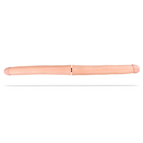Doppeldildo 2 in 1 XL 33 x 4 cm Natur