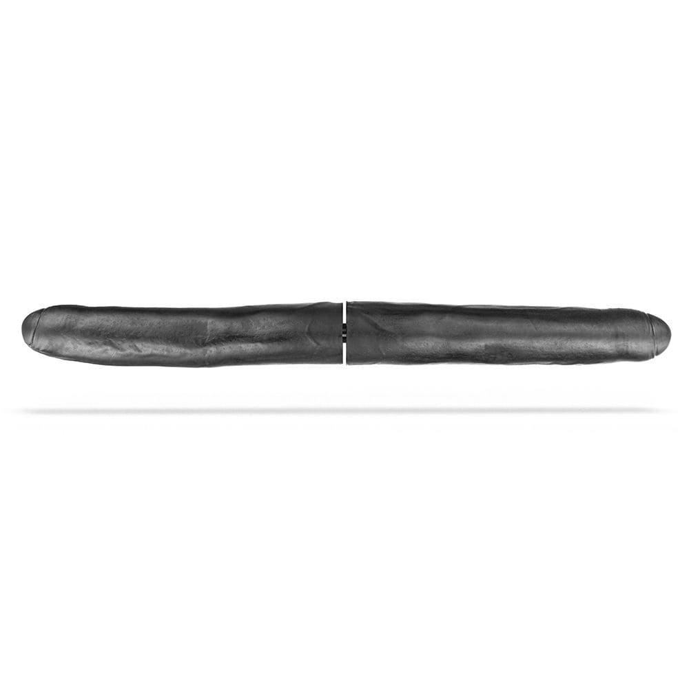 Doppeldildo 2 in 1 XL Vorhaut 33 x 6,1 cm Schwarz