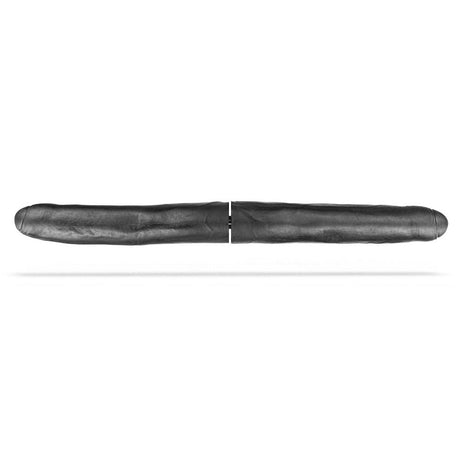 Doppeldildo 2 in 1 XL Vorhaut 33 x 6,1 cm Schwarz