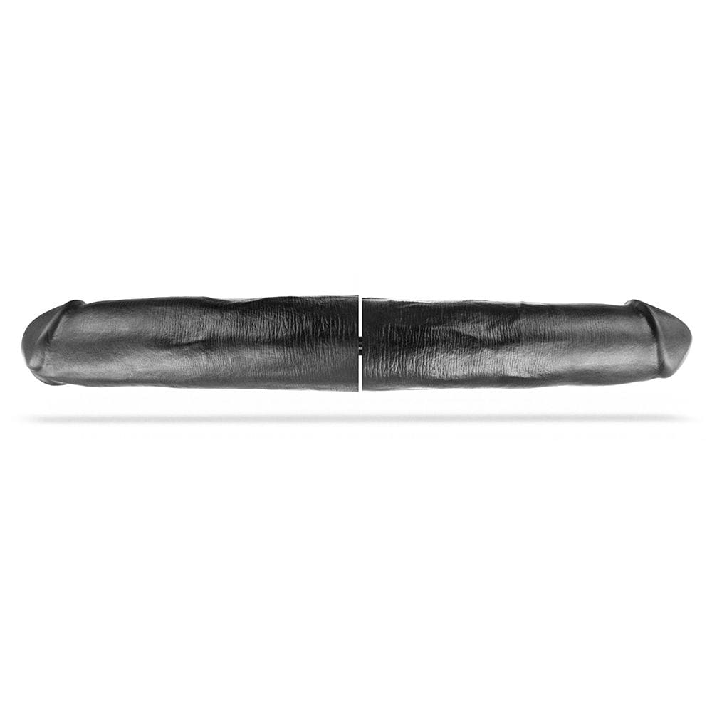 Doppeldildo 2 in 1 XXL 33 x 8,3 cm Schwarz