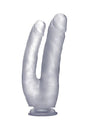 Doppeldildo Geißberg 17,5 x 4,5 cm Transparent