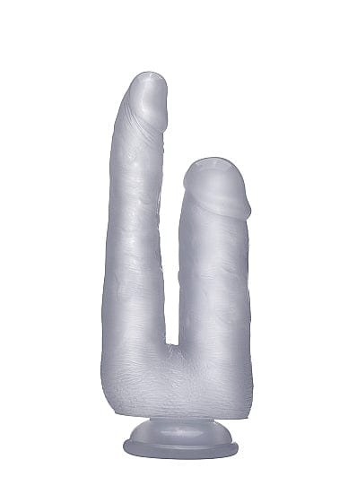 Doppeldildo Geißrücken 23 x 4 cm Transparent
