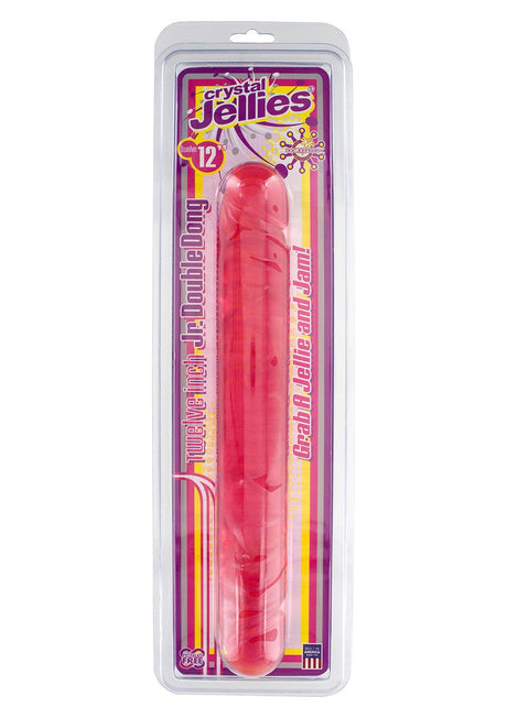 Doppeldildo Rib Pink 30,5 x 4 cm