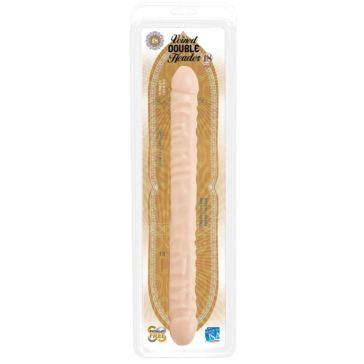 Doppeldildo Snake Natur 45,7 x 5 cm