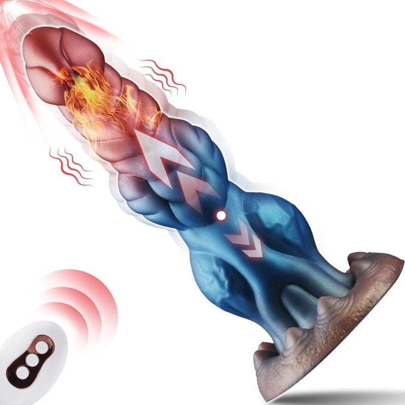 Drakolis Vibrierender und wärmender Vaillant-Dildo 23.5 x 7cm