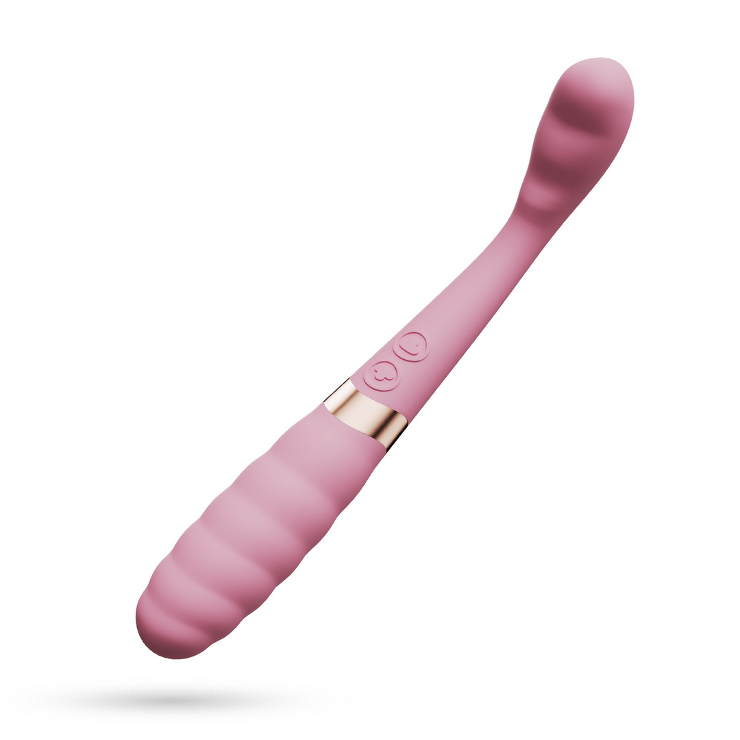 Dual-Vibrator Pixie flexibel Pink 20 x Ø 2,9 cm – Ansicht 3