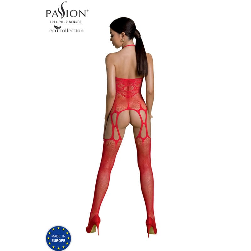 Eco Collection Bodystocking Eco Rot – Ansicht 2