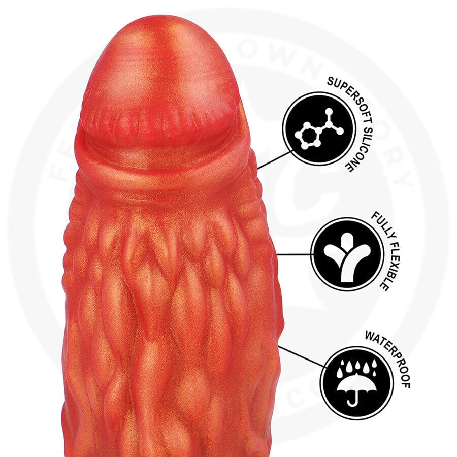 Dildo Andros Wild Roots Blau 13,5 cm.5