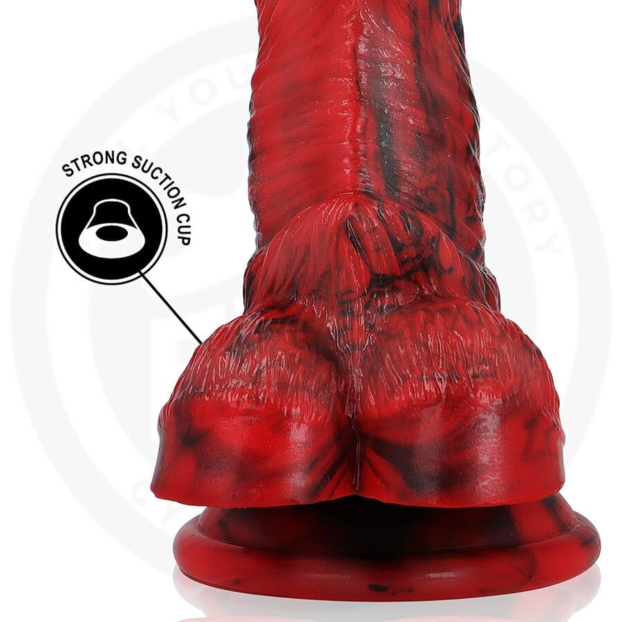 Dildo Vulcanus Night Dragon Blau 14 cm.6