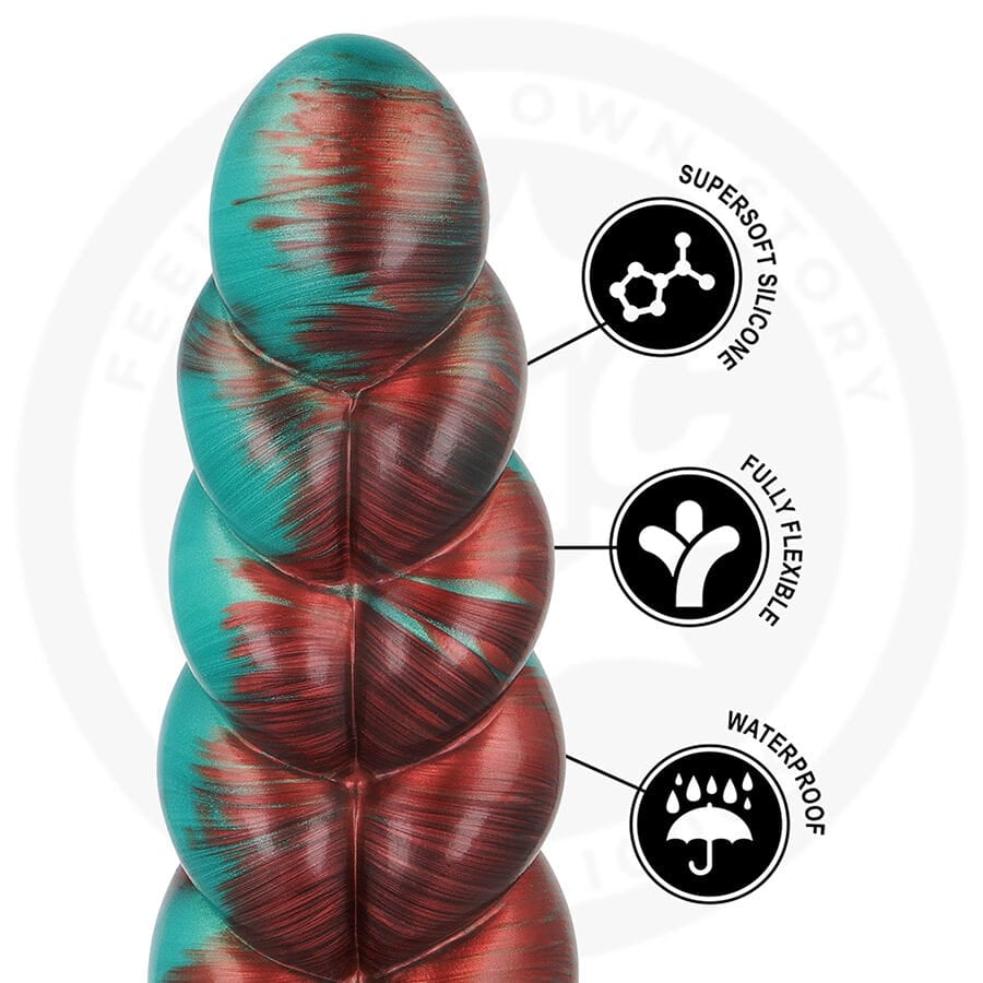 Dildo Zirion Aridfire Blau 18 x 5,8 cm.2