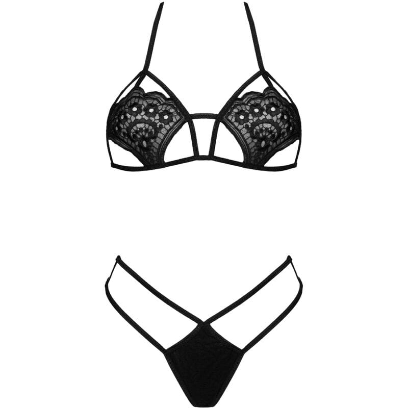 Fashion Jimena BH + String Schwarz Einheitsgröße – Ansicht 3