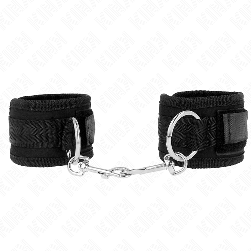 Fesselset Handgelenkfesseln Schwarz Verstellbar 18 cm – Ansicht 2