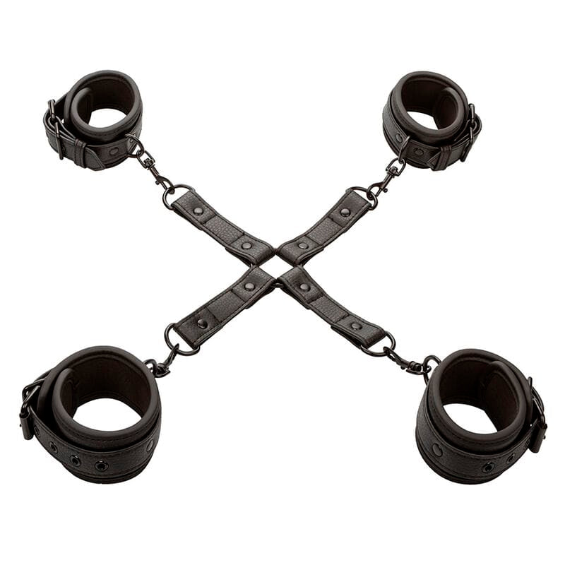 Fesselset Nocturnal Hogtie-Connector verstellbar Schwarz – Ansicht 2