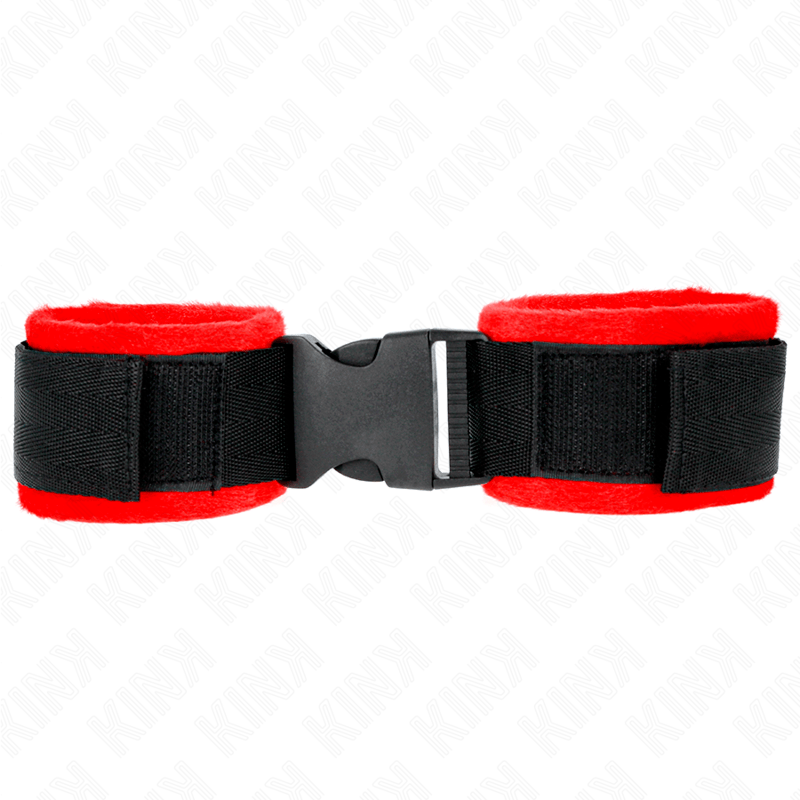 Fesselset Nylon Bind Klett-Handfesseln Schwarz Modell 1 Verstellbar 25 cm – Ansicht 2
