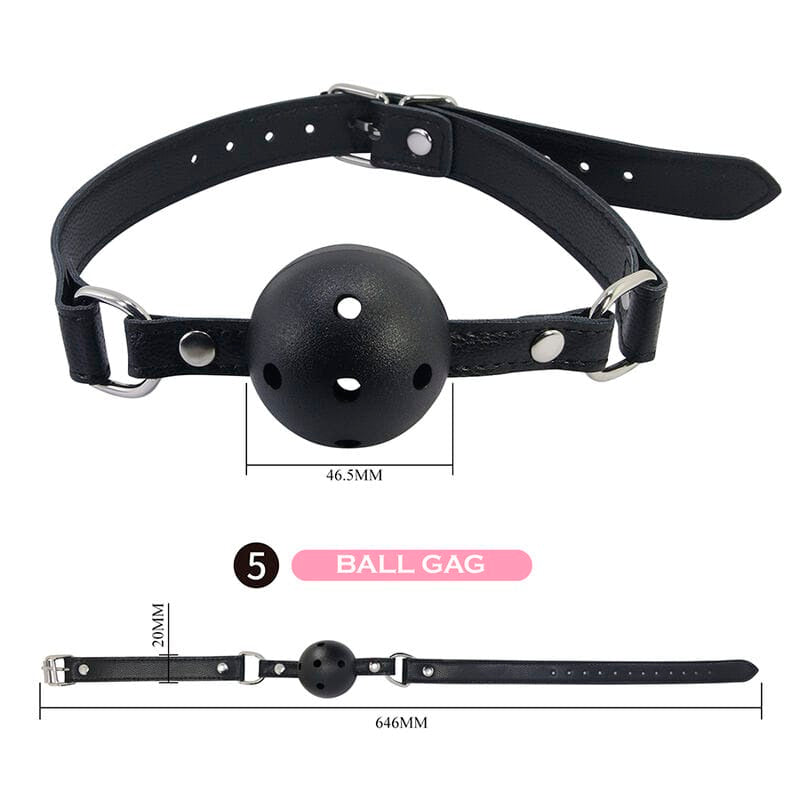 Fesselset Pretty Love BDSM 8-teilig Schwarz – Ansicht 9