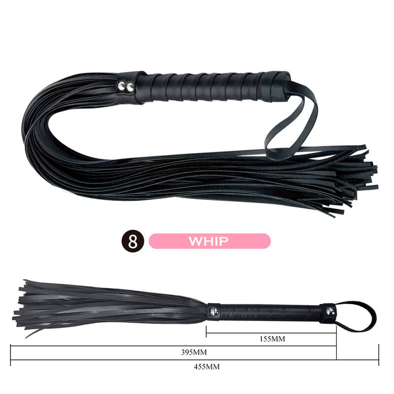 Fesselset Pretty Love BDSM 8-teilig Schwarz – Ansicht 8