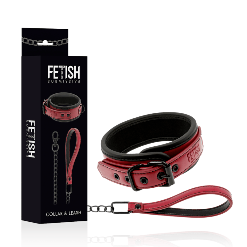 Fetisch-Toy Kettenhalskette mit Neoprenfutter – Ansicht 2