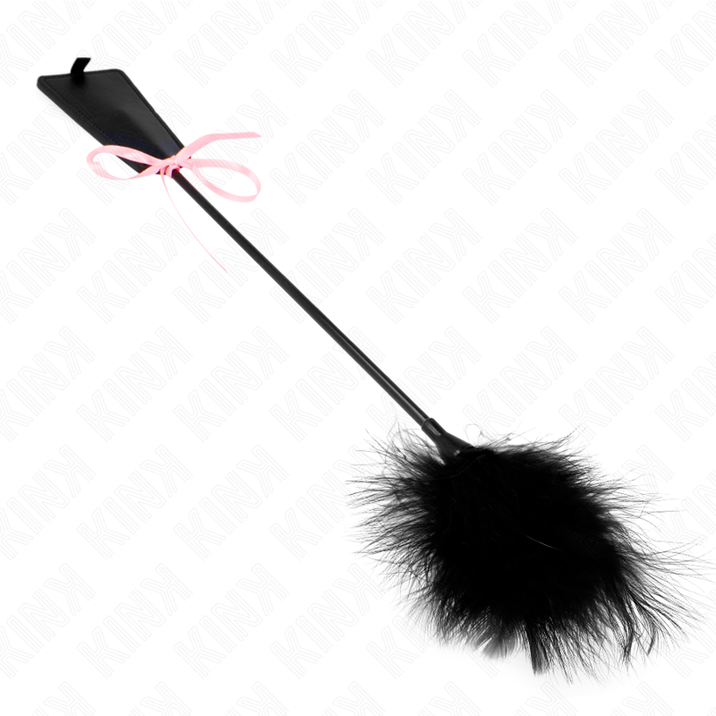 Fetisch-Toy Tickle Feathers mit Rosa Schleife
