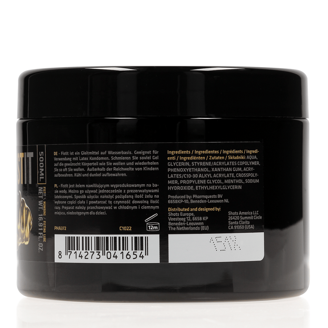 Fisting Anal betäubendes Gleitmittel 500 ml