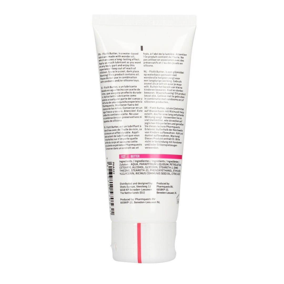 Fisting Anal Gleitbutter auf Wasserbasis Weiß 100 ml