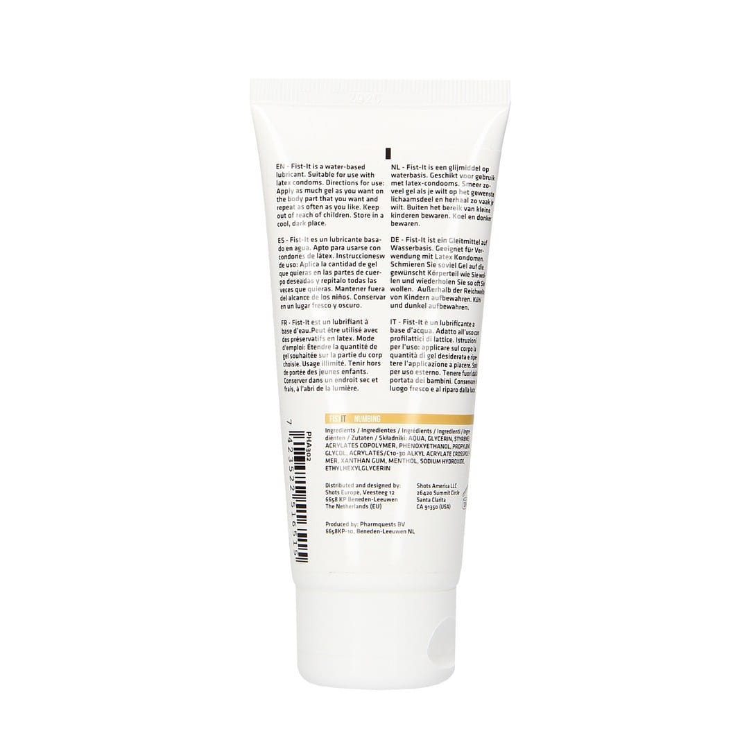 Fisting Anal Gleitgel betäubend Weiß 100 ml