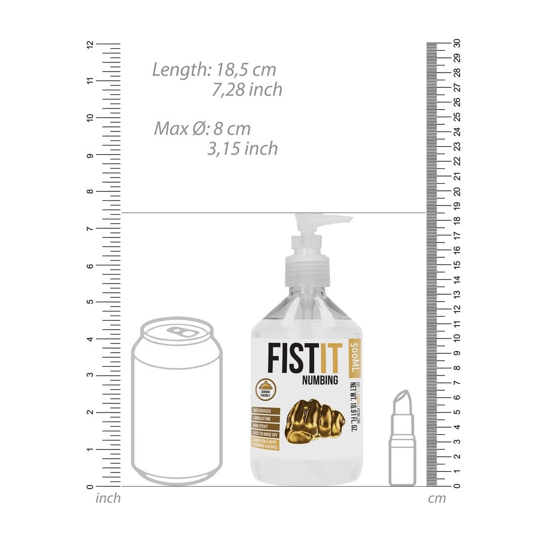 Fisting Anal Gleitgel betäubend Weiß 500 ml