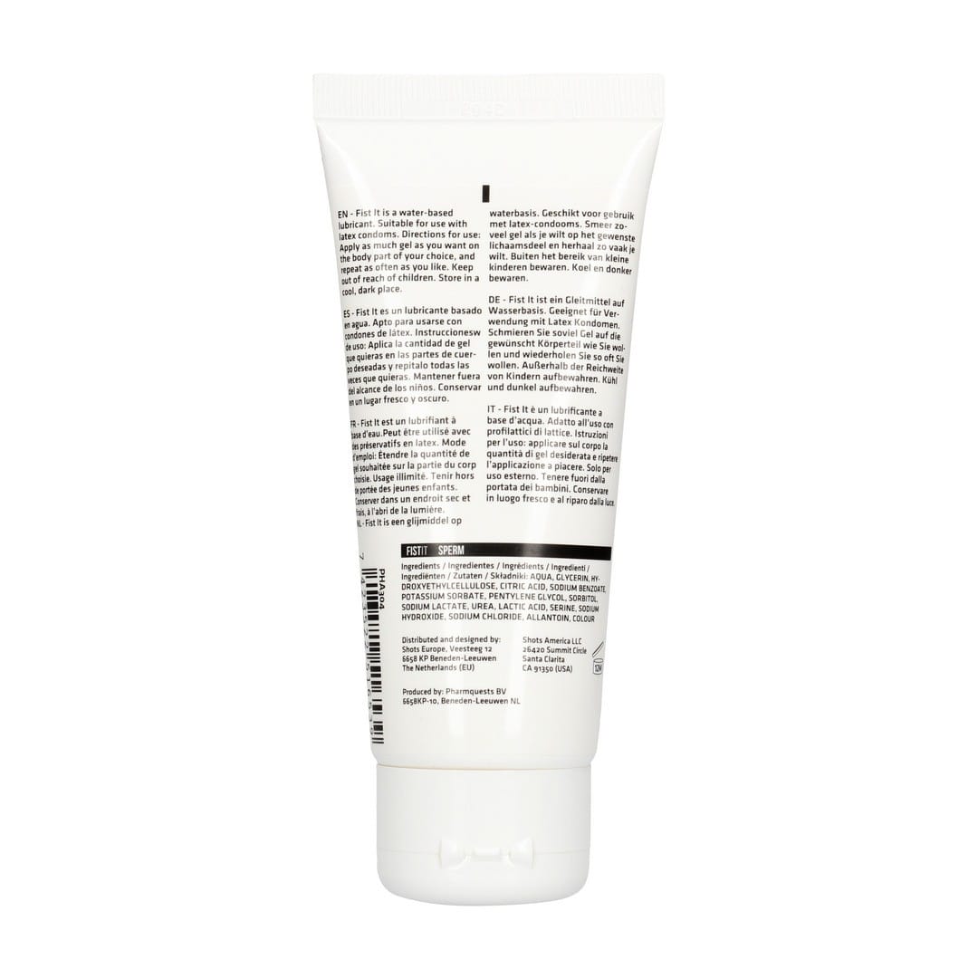 Fisting Anal Gleitgel Sperma-Optik Weiß 100 ml