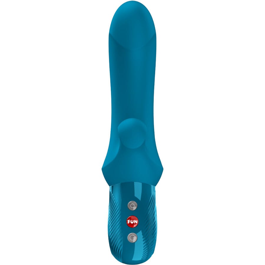 Rabbit-Vibrator Bi Stronic Curve Thrusting Rabbit Pulsators Aquamarine Transparent.2