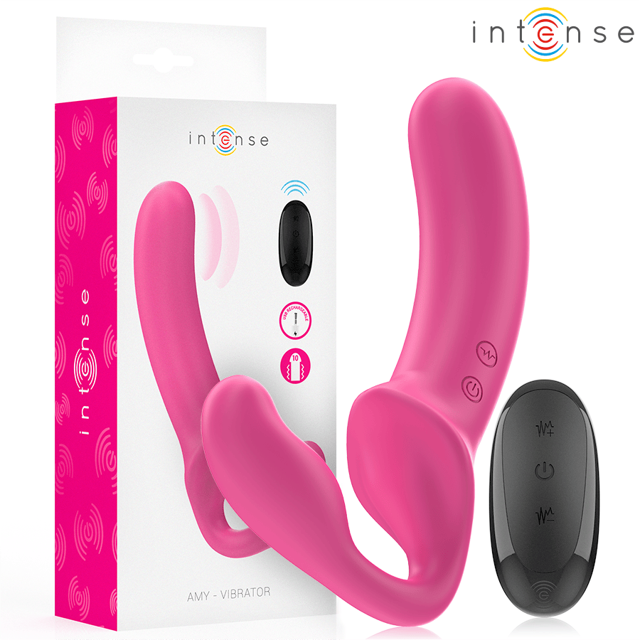 G-Punkt-Vibrator Amy Doppelvibrator Rosa Fernbedienung 20 x 3 cm