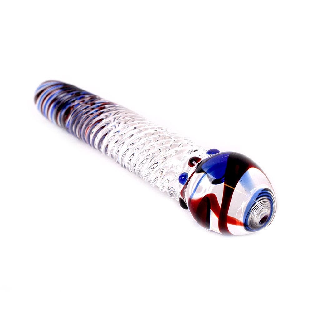 Glasdildo Clown 21 x 3,2 cm