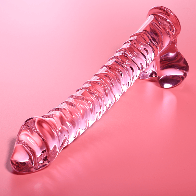 Glasdildo Modell 23 Rosa 21,5 cm – Ansicht 2