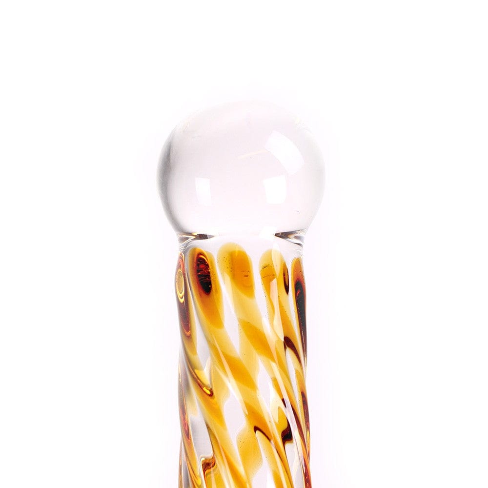 Glasdildo Schwarze Spitze 19 x 3,5 cm