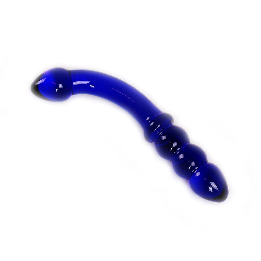 Glasdildo Spike 17,5 x 3 cm Blau