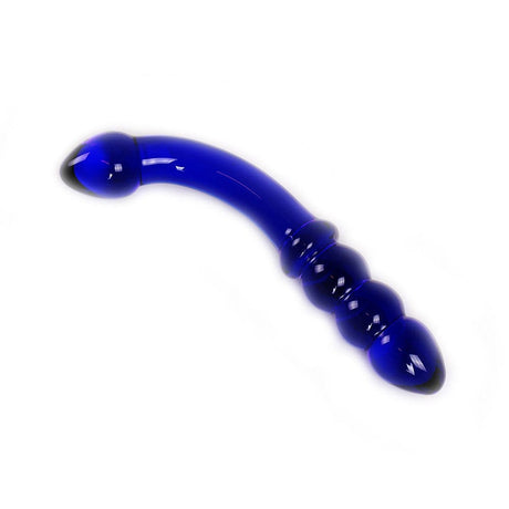 Glasdildo Spike 17,5 x 3 cm Blau