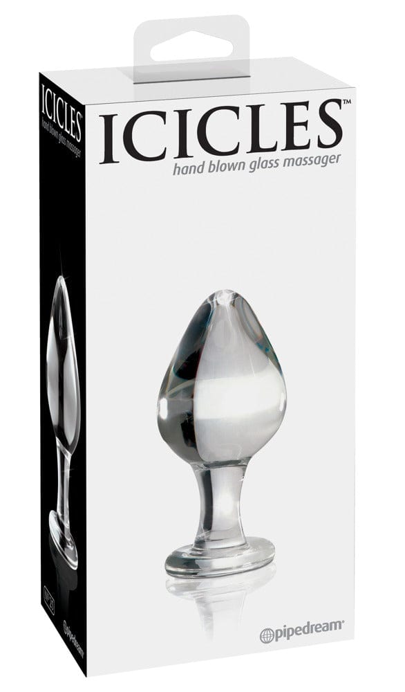 Glasplug Icicles No. 25 Clear