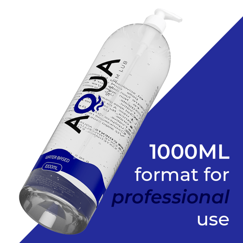 Gleitgel Aqua Quality auf Wasserbasis 1000 ml