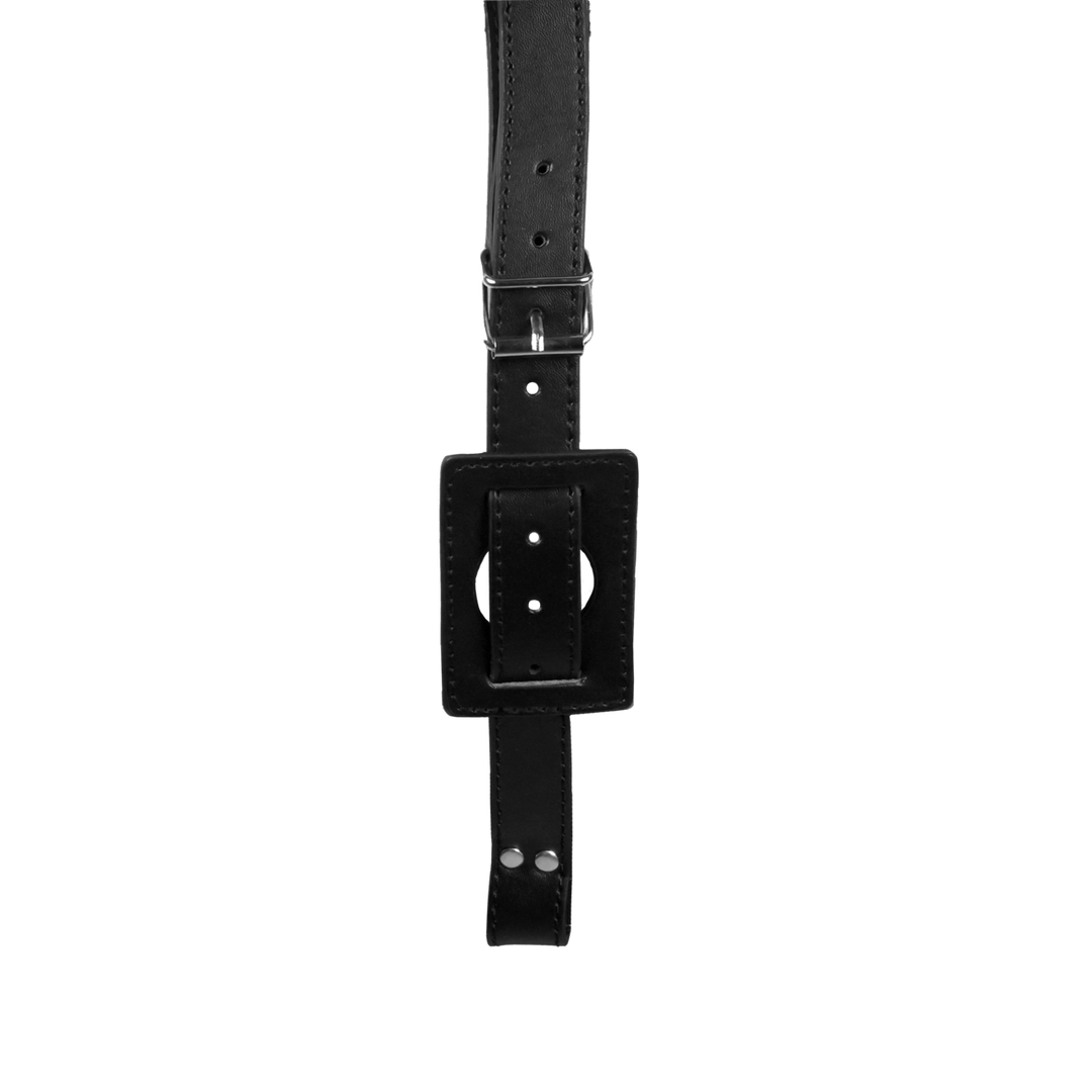 Strap-on-Gürtel Ouch mit Halterung für Vibratoren Schwarz 104,5 cm – Ansicht 7
