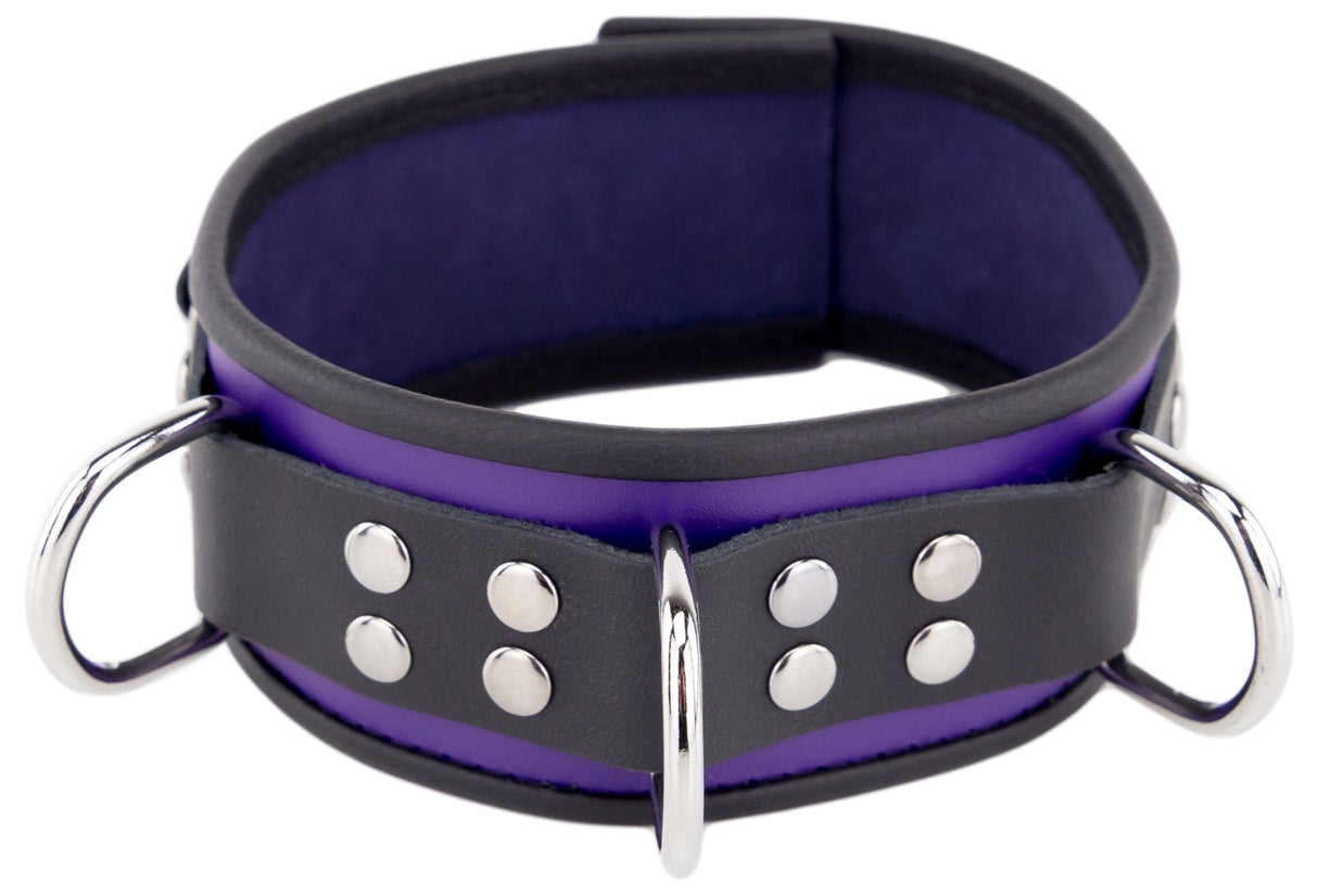 Halsband 3 D-Ring Lila