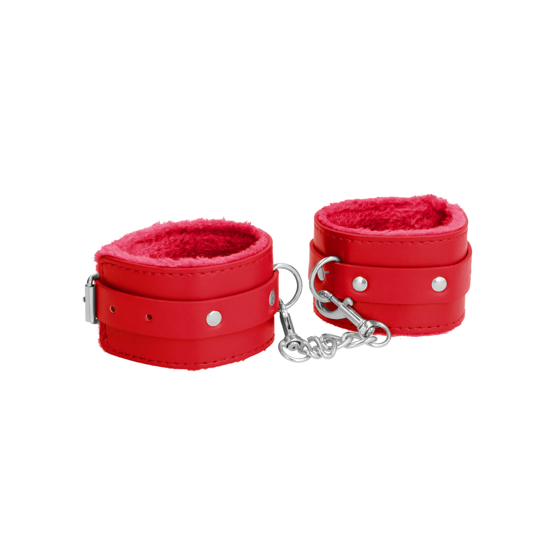 Handfesseln Ouch Premium mit Plüschfutter in zwei Farben 30 cm – Ansicht 4