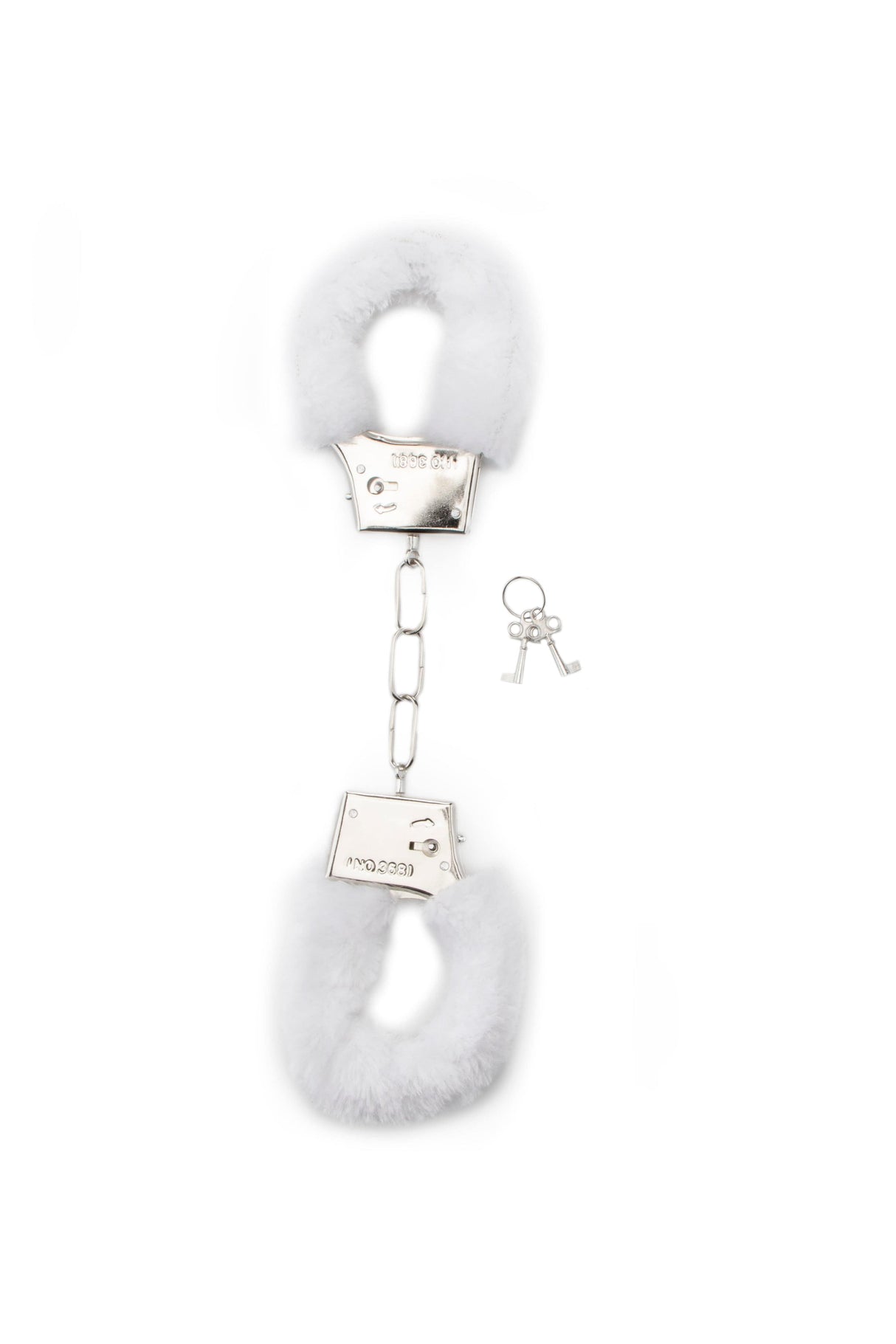Handschellen Dickes Fell Weiß