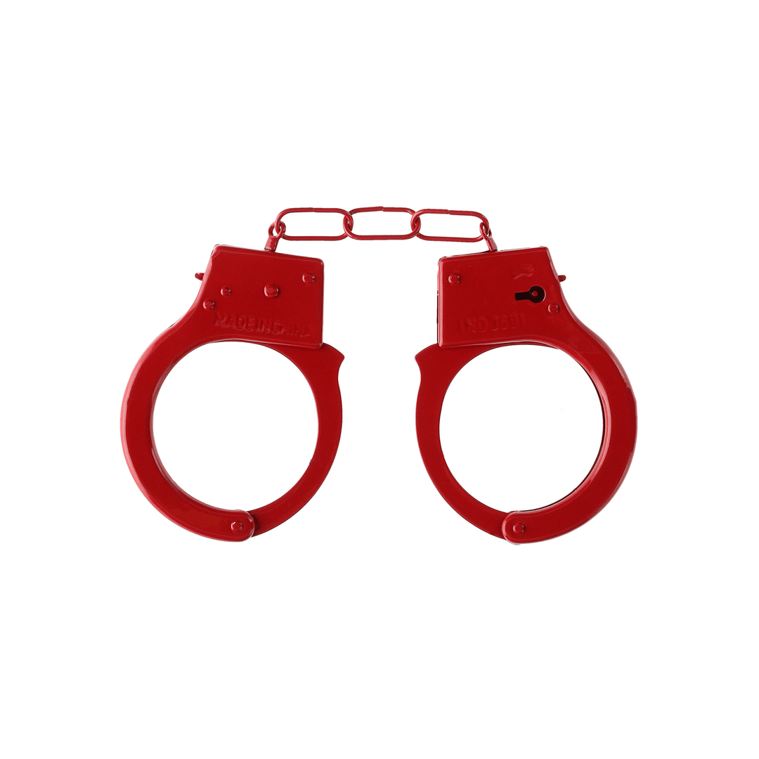 Handschellen Ouch für Anfänger lackiert Rot – Ansicht 4