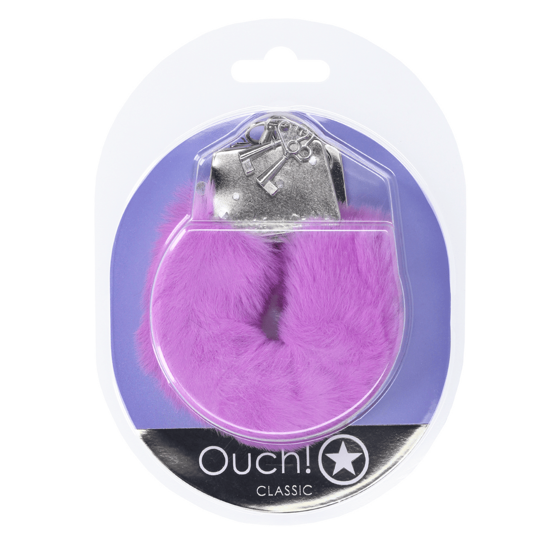 Handschellen Ouch Classic mit Plüsch in drei Farben 24,2 cm – Ansicht 8