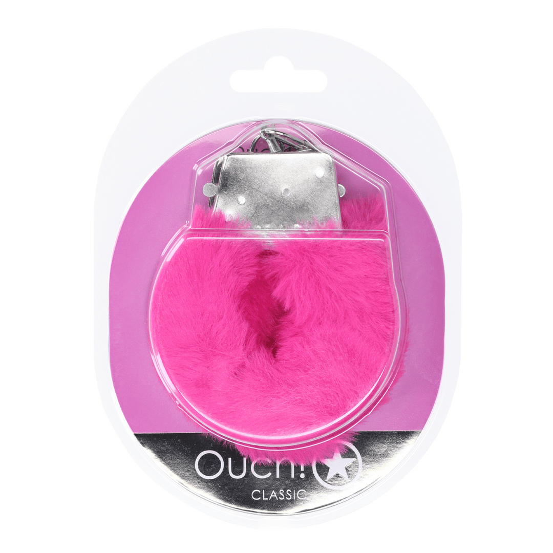 Handschellen Ouch Classic mit Plüsch in drei Farben 24,2 cm – Ansicht 5