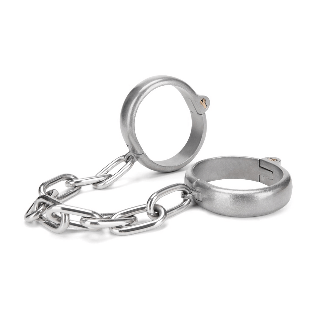 Handschellen schwer Silber 26 cm