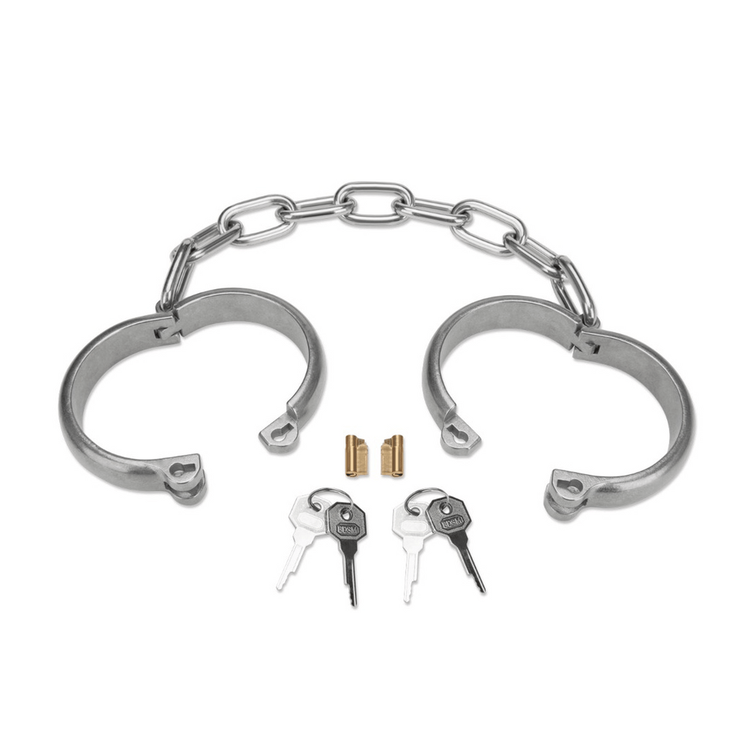 Handschellen schwer Silber 26 cm – Ansicht 2